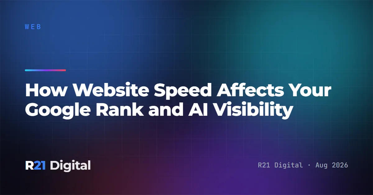 How Website Speed Affects Your Google Rank and AI Visibility