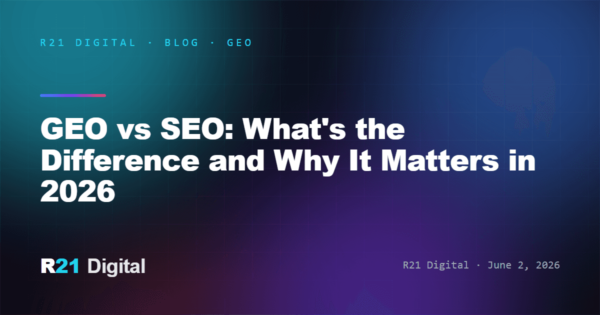 GEO vs SEO: la diferencia y por qué importa en 2026