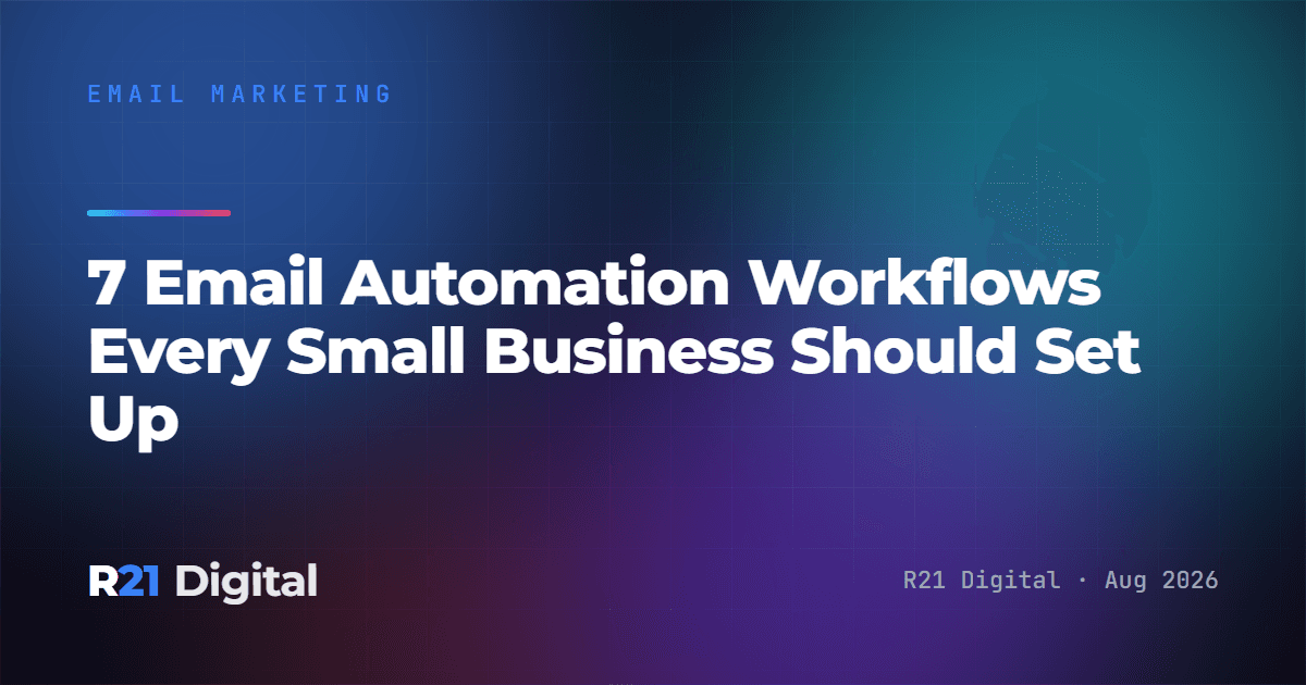 7 Email Automation Workflows Every Small Business Should Set Up