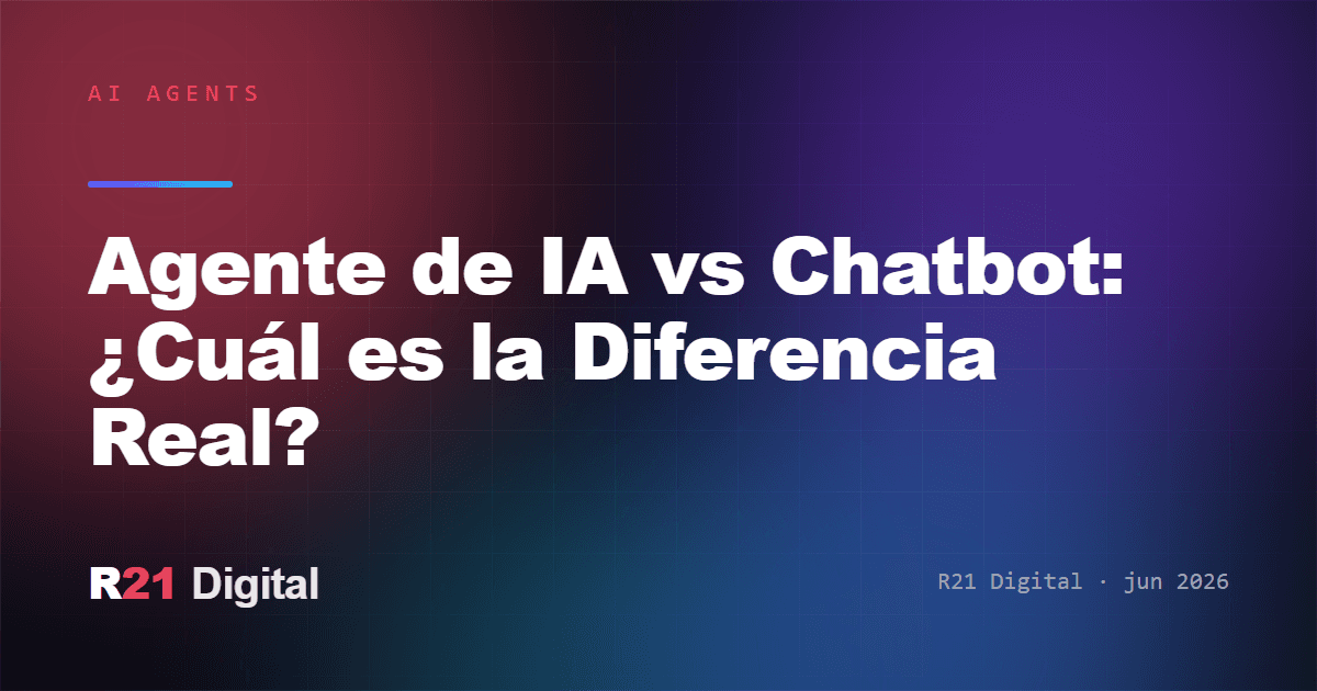 Agente de IA vs Chatbot: ¿Cuál es la Diferencia Real?