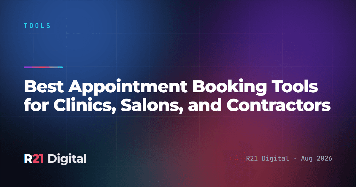 Best Appointment Booking Tools for Clinics, Salons, and Contractors