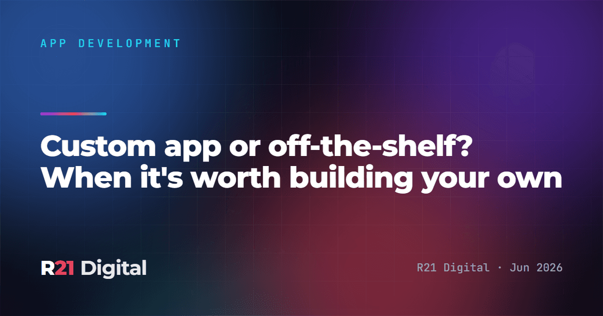 Custom app or off-the-shelf? When it's worth building your own