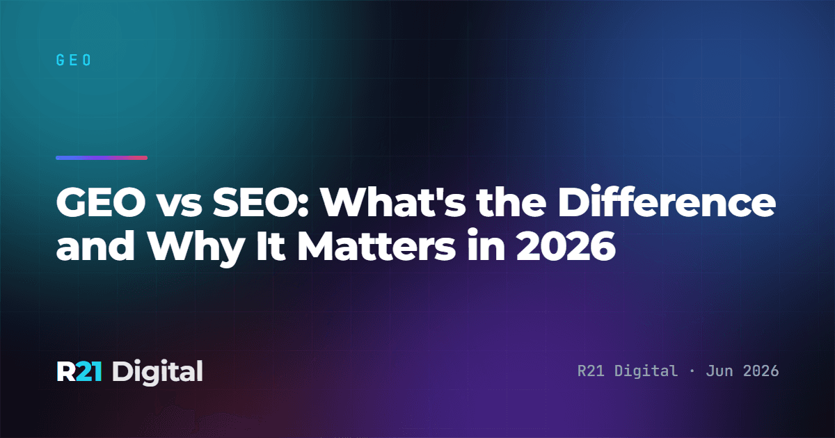 GEO vs SEO: What's the Difference and Why It Matters in 2026