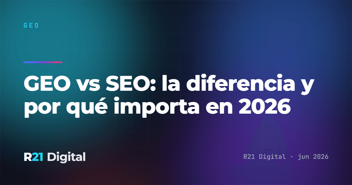 GEO vs SEO: la diferencia y por qué importa en 2026