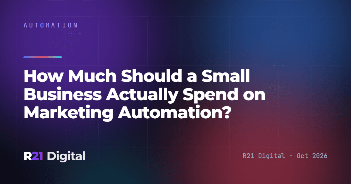 How Much Should a Small Business Actually Spend on Marketing Automation?