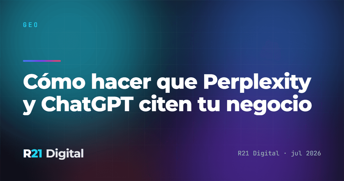 Cómo hacer que Perplexity y ChatGPT citen tu negocio