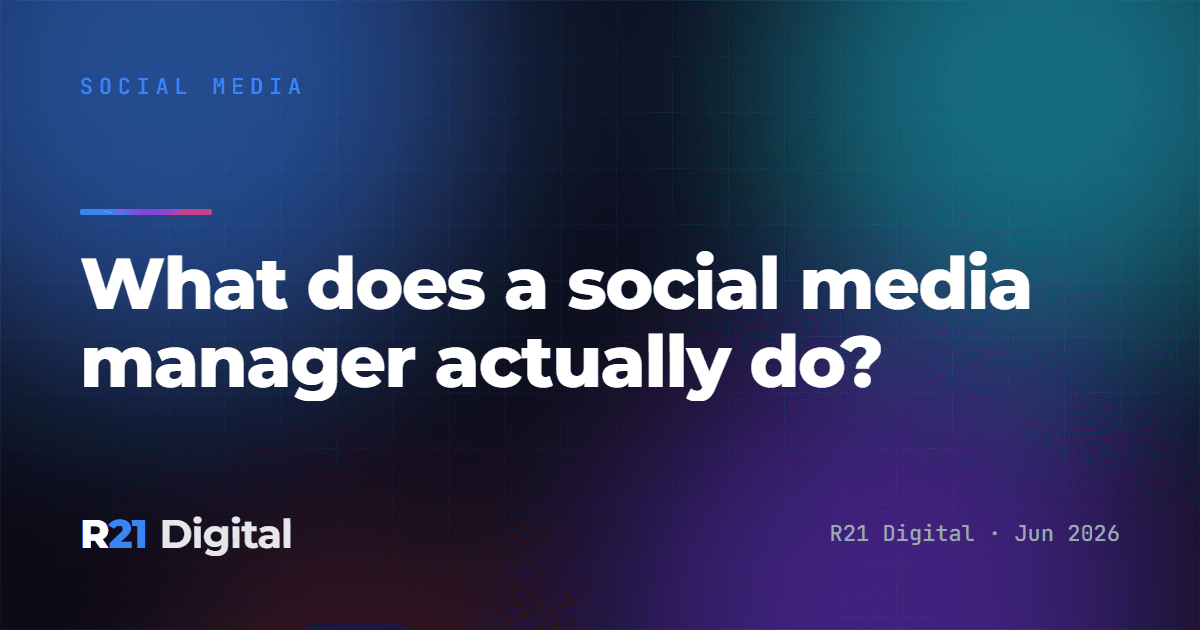 What does a social media manager actually do?