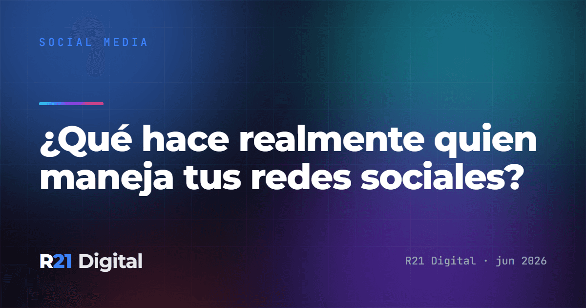 ¿Qué hace realmente quien maneja tus redes sociales?