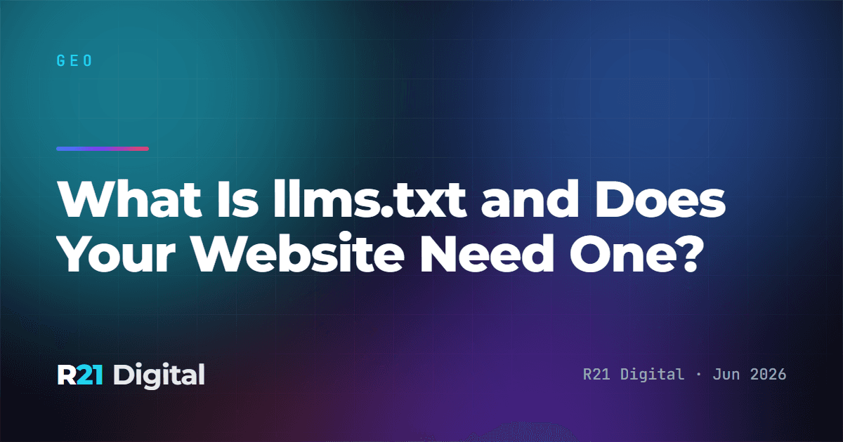 What Is llms.txt and Does Your Website Need One?