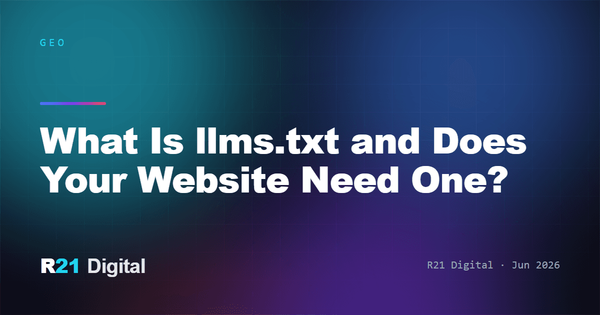 What Is llms.txt and Does Your Website Need One?