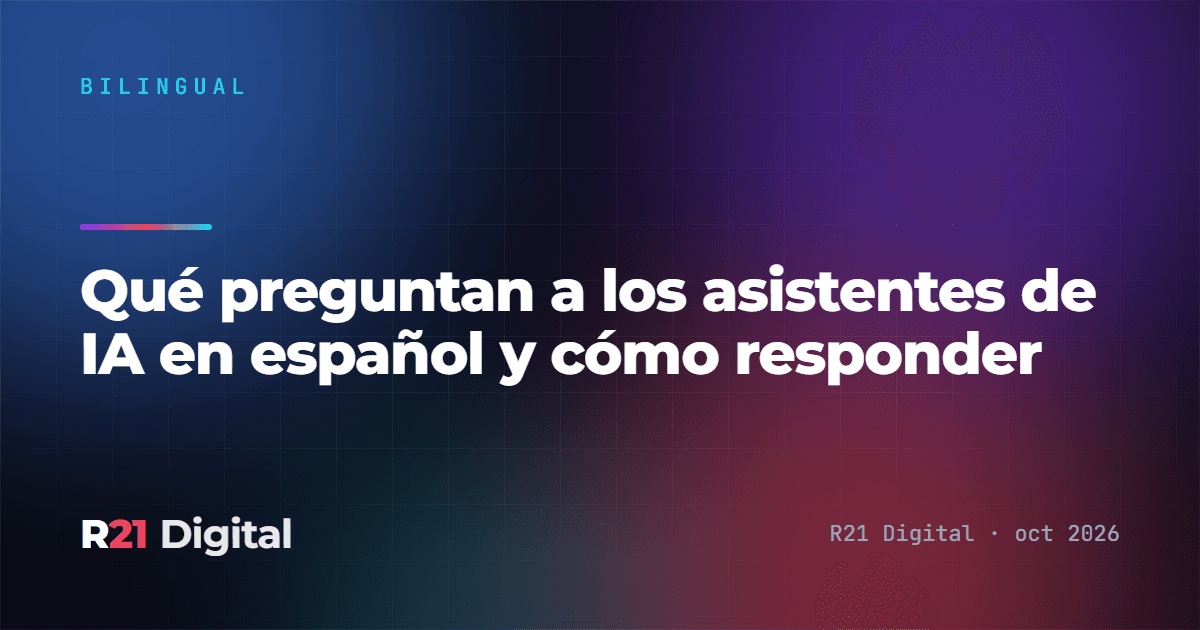 Qué preguntan a los asistentes de IA en español y cómo responder