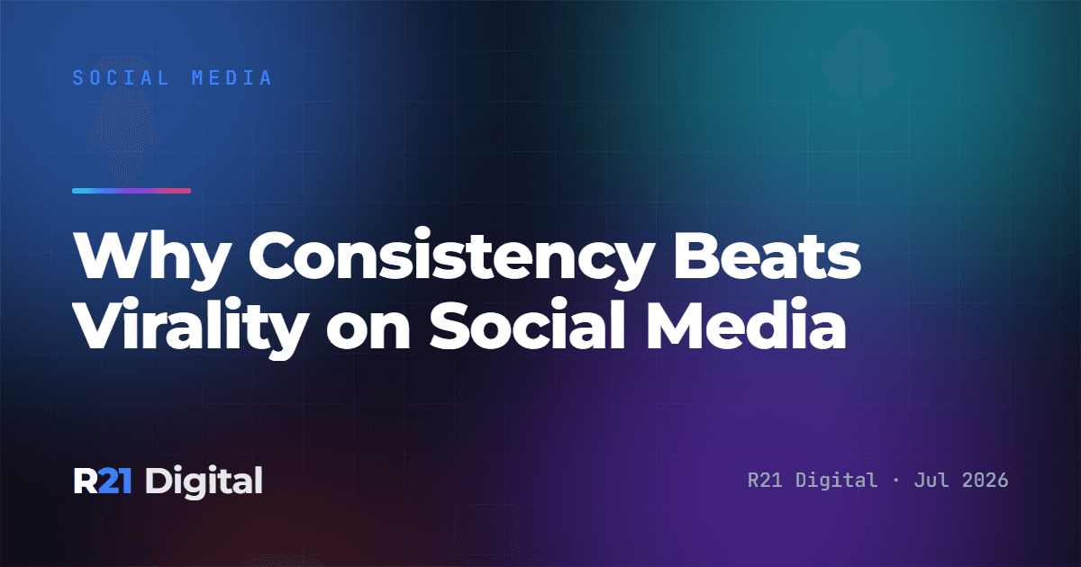Why Consistency Beats Virality on Social Media