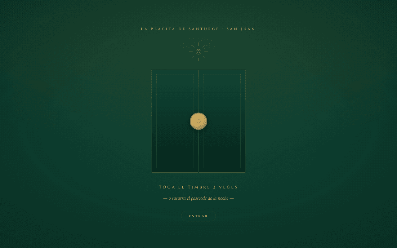 El Almacén Speakeasy website, designed and built by R21 Digital